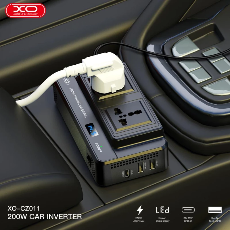 شارژر فندکی 200 وات ایکس او مدل XO-CZ011